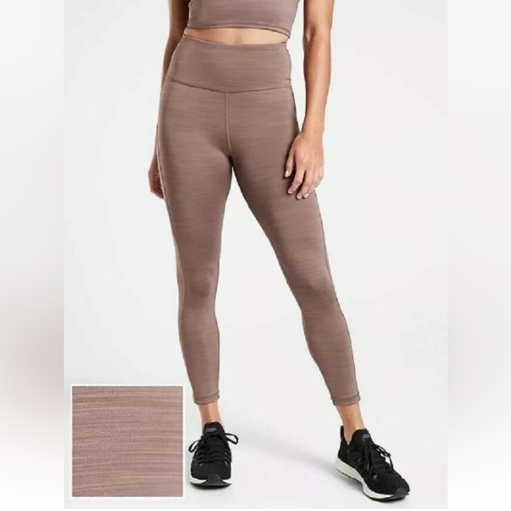 Athleta Almond Ultimate Stash Pocket Tight - Picture 1 of 7